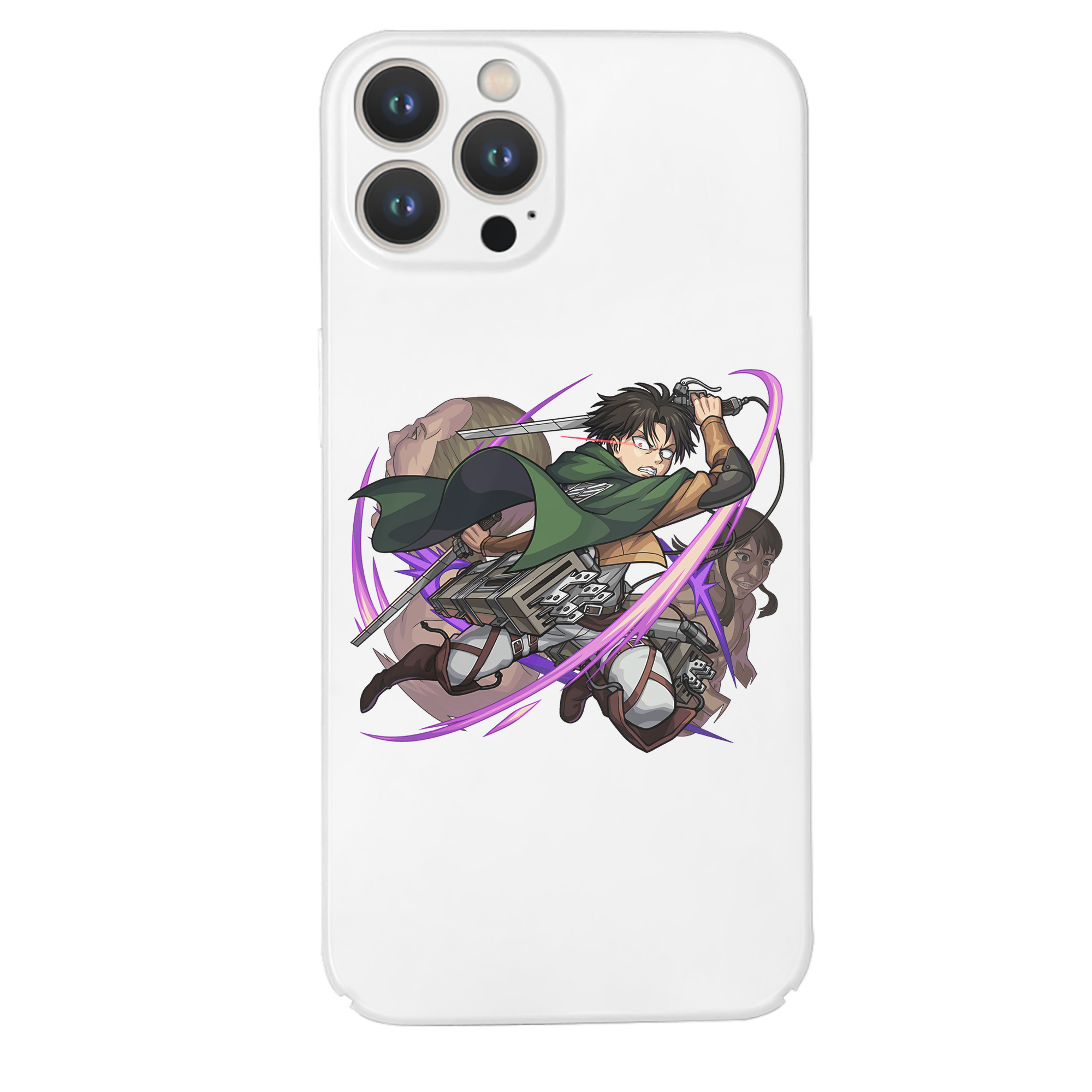 （画像用） 進撃の巨人 リヴァイ·アッカーマン Attack on Titan Levi Ackerman 【iPhone 14シリーズ対応】ハードケース